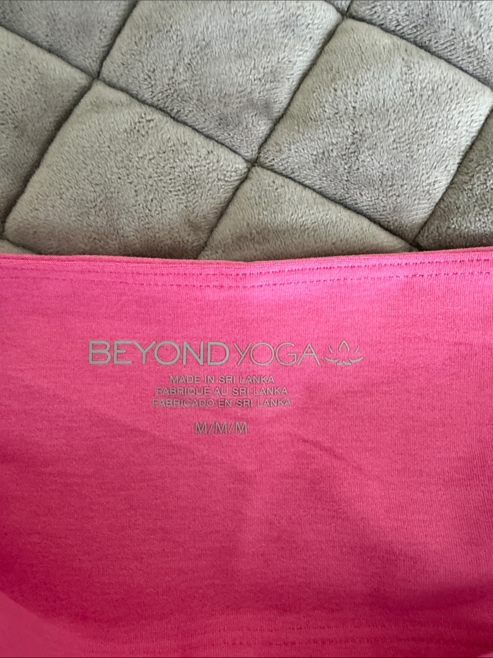 Beyond Yoga Hot Pink Square Neck Camisole - Picture 4 of 4
